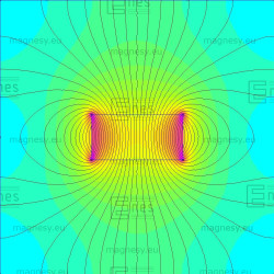 D6 x 3 / N38 - Neodimov disk magnet
