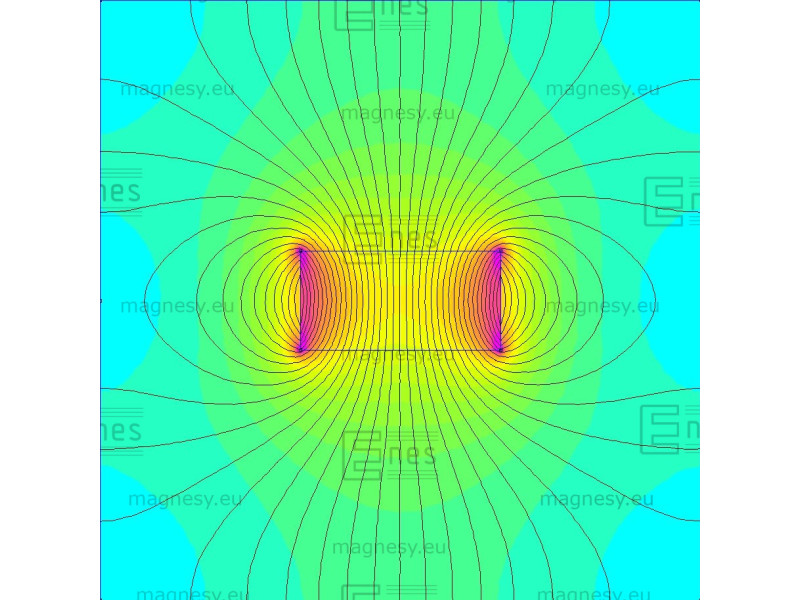 D6 x 3 / N38 - Neodimov disk magnet