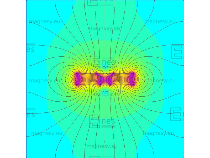 D25 x d7,5/4,5 x 5 / N38 - Neodimov magnet (NdFeB)