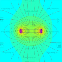 D10 x 1,5 / N38 - Neodimov magnet (NdFeB)