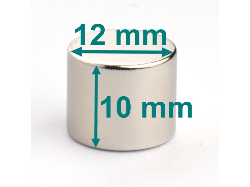 D12x10 neodimov disk magnet