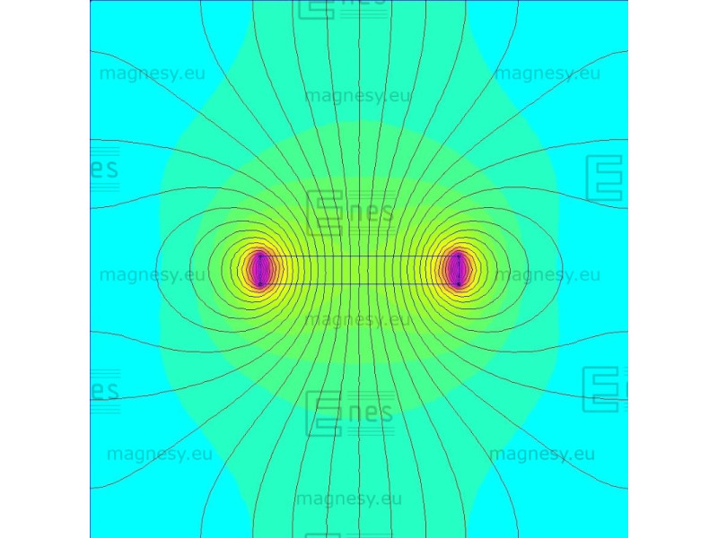 D14 x 2 / N38 - Neodymmagnet (NdFeB)
