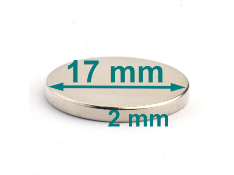flat tynn neodymskive magnet