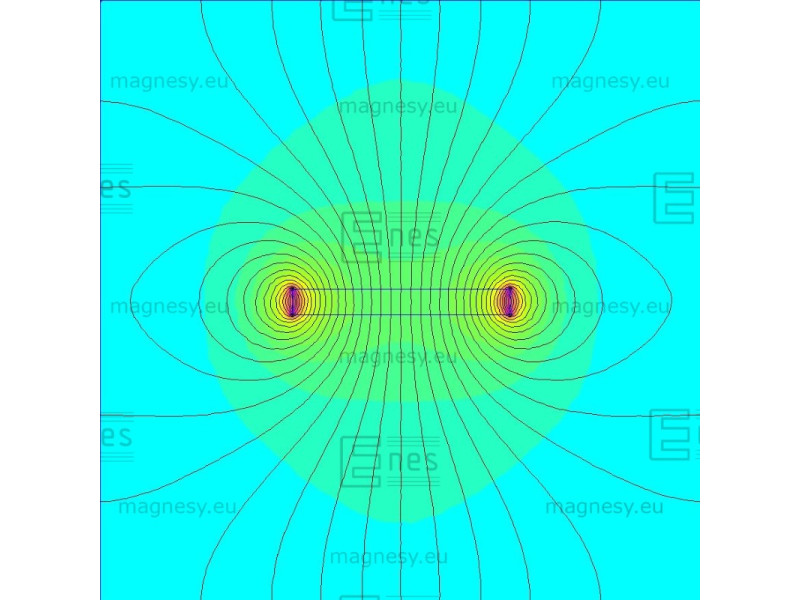 D17 x 2 / N38 - Neodimov magnet (NdFeB)