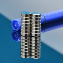 D8 x 2,6 / N38 - Neodymmagnet (NdFeB)