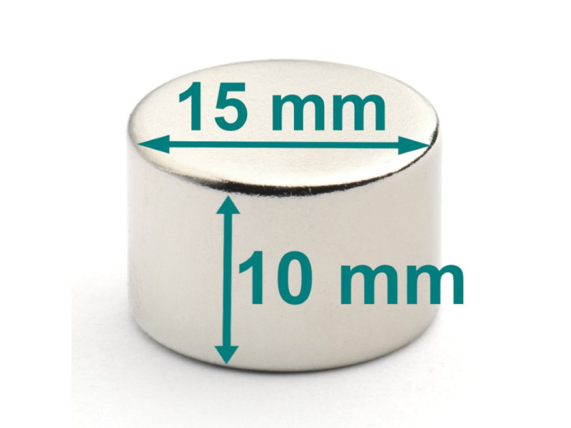 D15x10 neodymium disk magnet