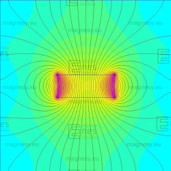 D10 x 4 / N38 - Neodimov magnet (NdFeB)