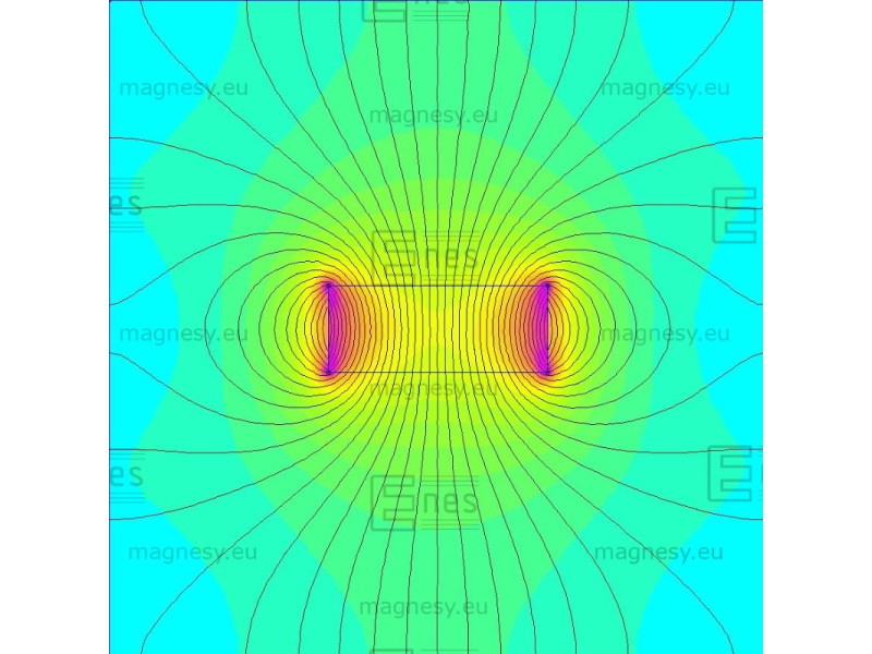 D10 x 4 / N38 - Neodimov magnet (NdFeB)