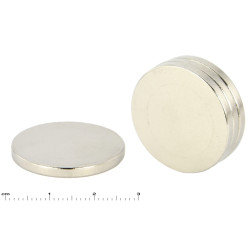 D25 x 2,5 / N38 - Neodymmagnet (NdFeB)