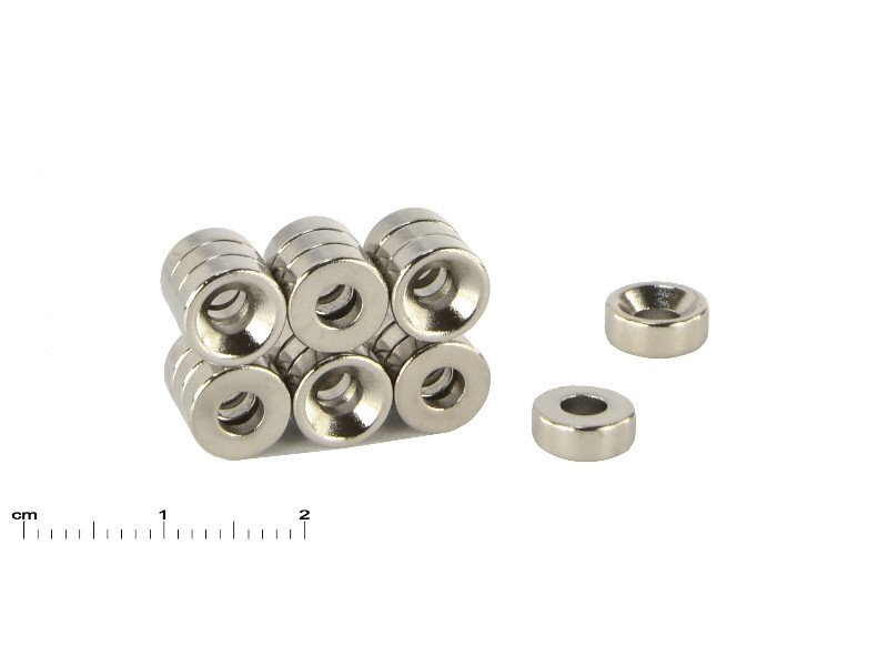 D8 x d6/3,5 x 3 / N35 - Neodimov magnet (NdFeB)