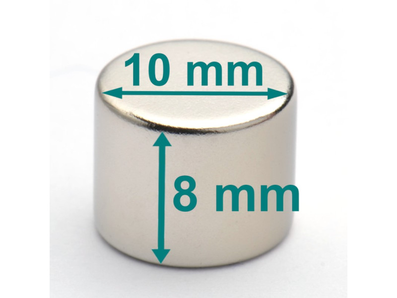 D10x8 N42 neodymium magnet