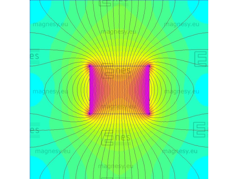 D10 x 8 / N42 - Neodimov magnet (NdFeB)