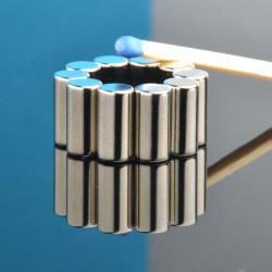 D3 x 6 / N38 - majhen palični neodimov magnet