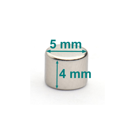 D5 x 4 / N38 - Neodymium magnet (NdFeB)