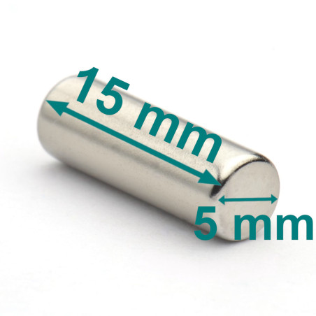 D5 x 15 / N35 - Neodymium magnet (NdFeB)