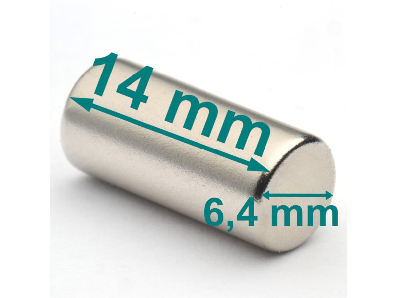 D6,4x14 neodymium magnet