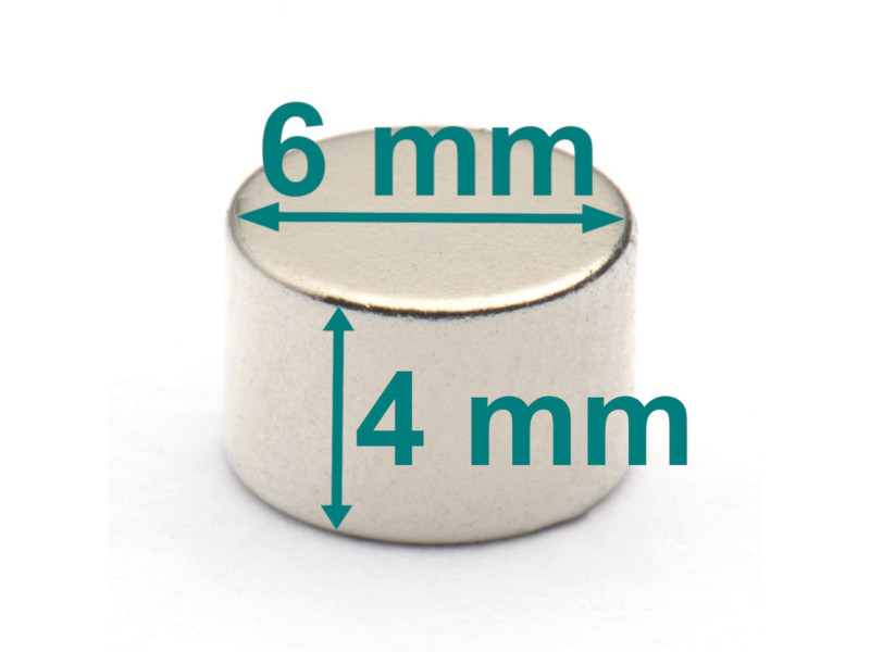 D6x4 disk neodimski magnet