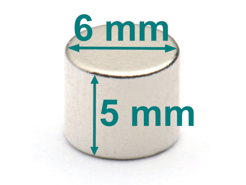 D6x5 neodymium magnet
