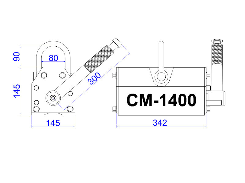 Magnet za dvigovanje CM1400