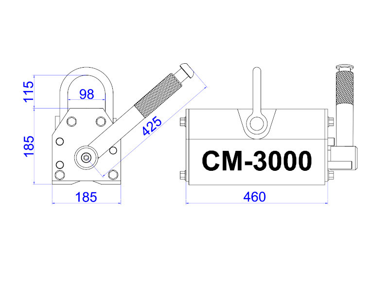 Magnet za dvigovanje CM3000