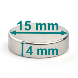 D15x4 neodymium disc magnet