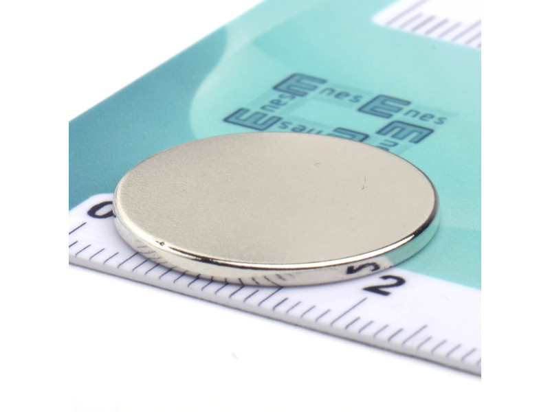 D20 x 1,5 / N38 - Neodimov magnet (NdFeB)