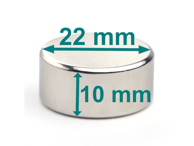 D22x10 neodimov disk magnet