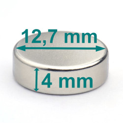 neodymmagnet D12,7x4