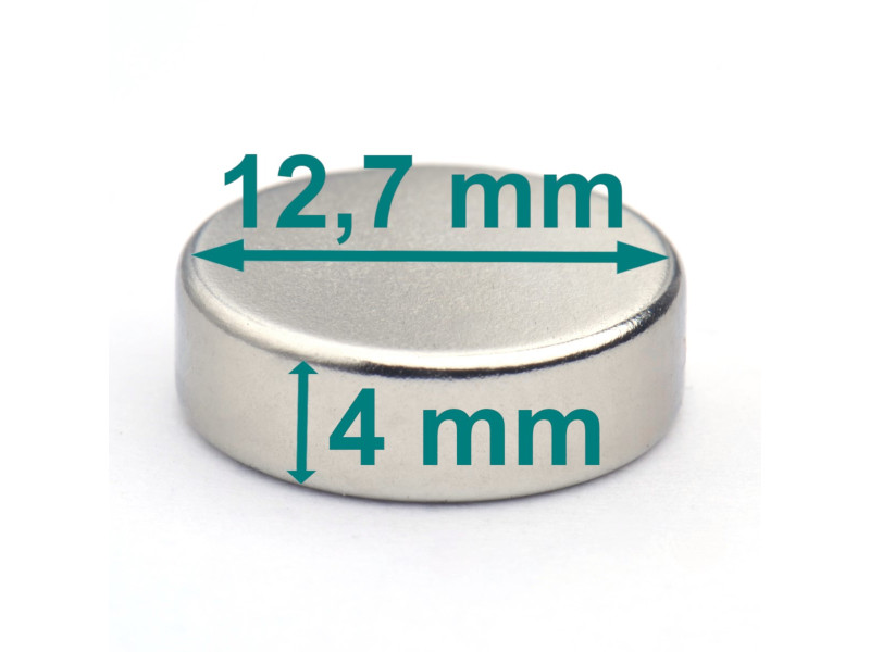neodymmagnet D12,7x4