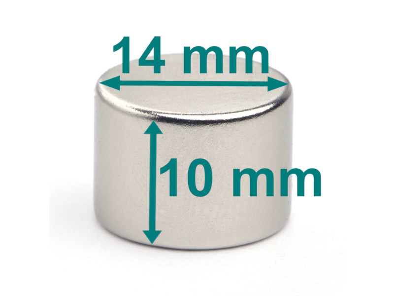 D14x10 disk neodimski magnet