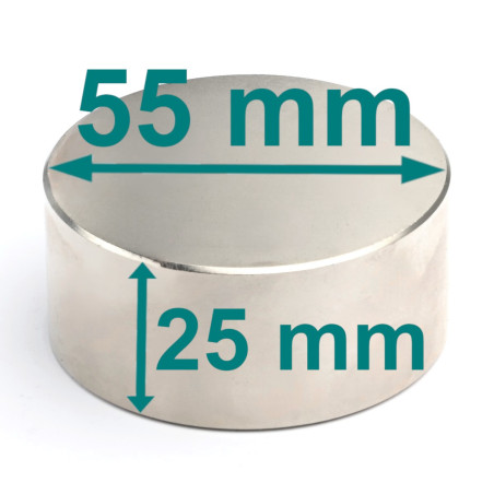 D55 x 25 / N35 - Neodymium magnet (NdFeB)