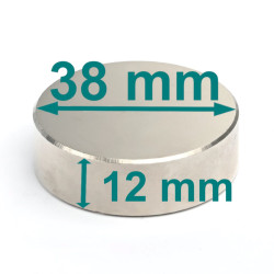 D38x12 neodymium disc magnet