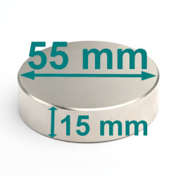 D55x15 neodimov disk magnet