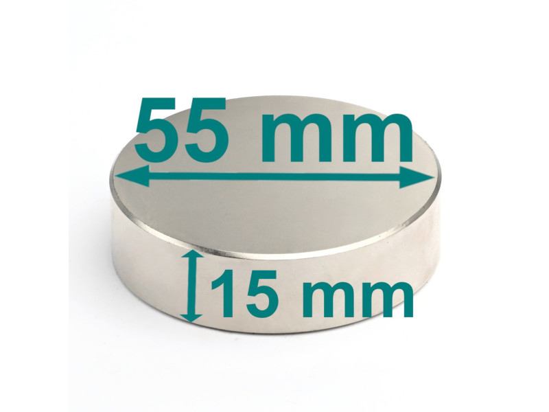 D55x15 neodymium disc magnet