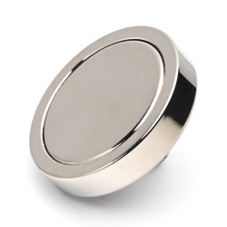 Mıknatıs, çap 32 mm, M6 dış dişli, neodimyum