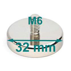 Magnet, diametru 32 mm,...