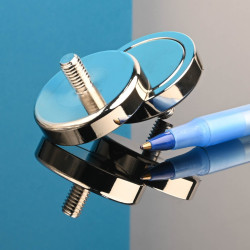 Mıknatıs, çap 32 mm, M6 dış dişli, neodimyum