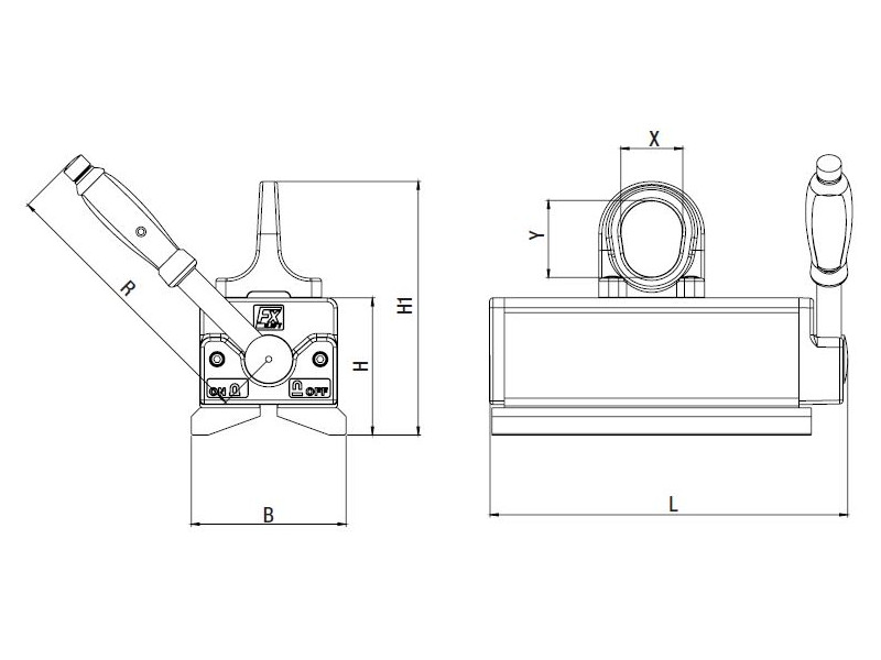 Magnet za dvigovanje FX-R750