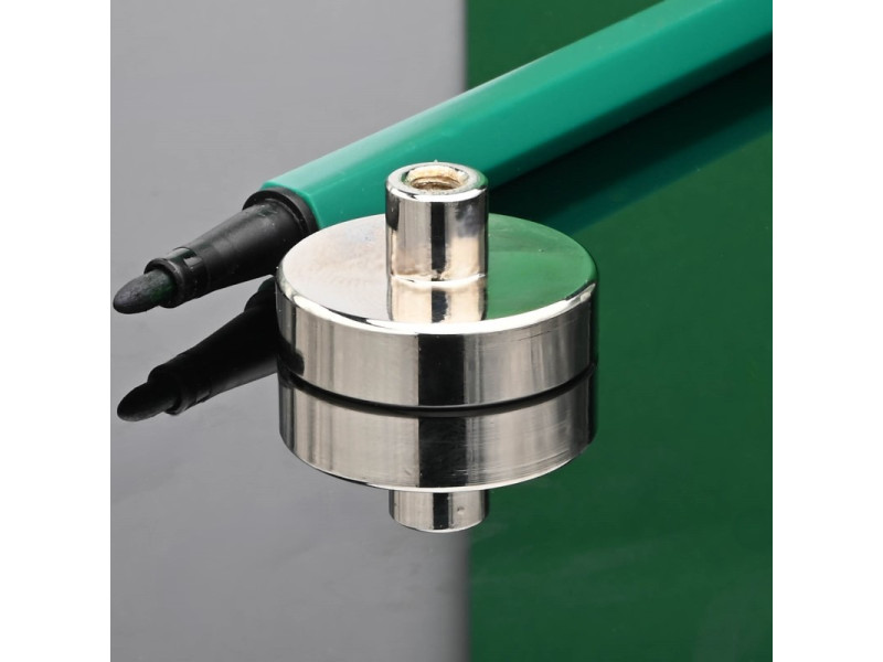 Magnet v ohišju, premer 25 mm, z vijačnim nastavkom M4 - neodim