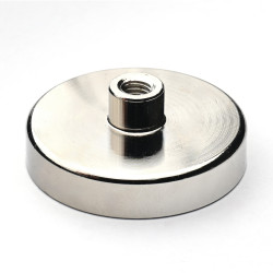 Gövde içinde mıknatıs, çap 40 mm, M6 vida soketli - neodimyum