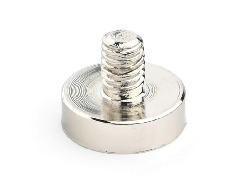 Magnet, premer 16 mm, zunanji navoj M5, neodim