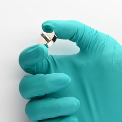 Mıknatıs, çap 20 mm, M5 dış dişli, neodimyum