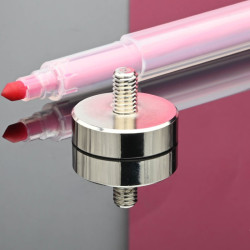 Mıknatıs, çap 25 mm, M6 dış dişli, neodimyum