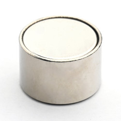 Magnet, priemer 20 mm, vnútorný závit M5, výška 13 mm, neodymový