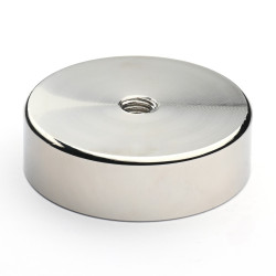 Magnet, priemer 50 mm, vnútorný závit M8, výška 15 mm, neodymový