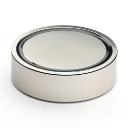 Magnet, průměr 50 mm, vnitřní závit M8, výška 15 mm, neodymový