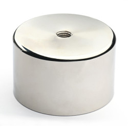 Magnet, premer 65 mm, notranji navoj M10, višina 40 mm, neodim