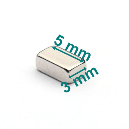 5 X 3 X 2 / N38 - Neodym Magnet (NdFeB)