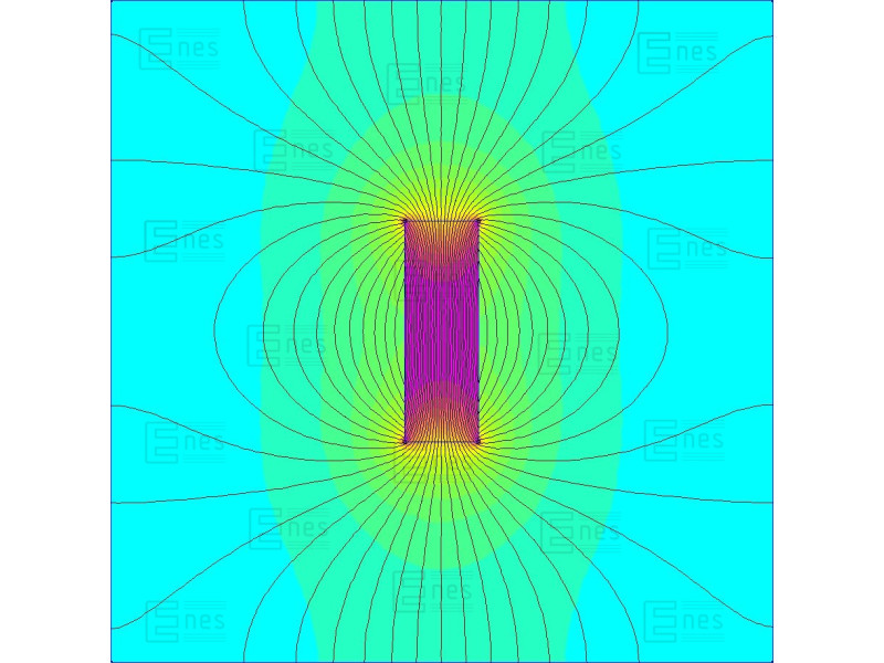 D5 x 15 / N35 - Neodimov palični magnet