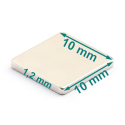 flat square neodymium magnet
